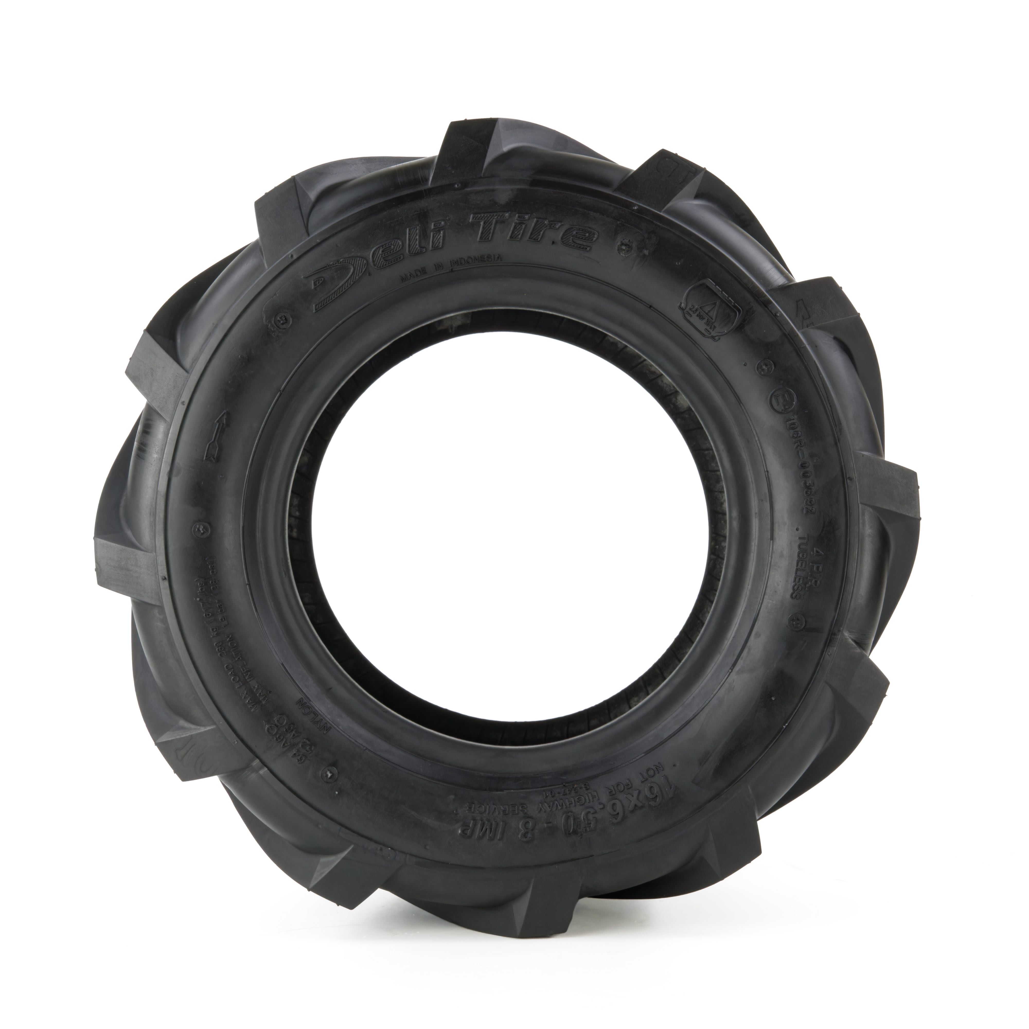 AS-Reifen für Kleintraktor, 16x6.50-8, 4PR, TL, Deli S-247 - Flankenansicht