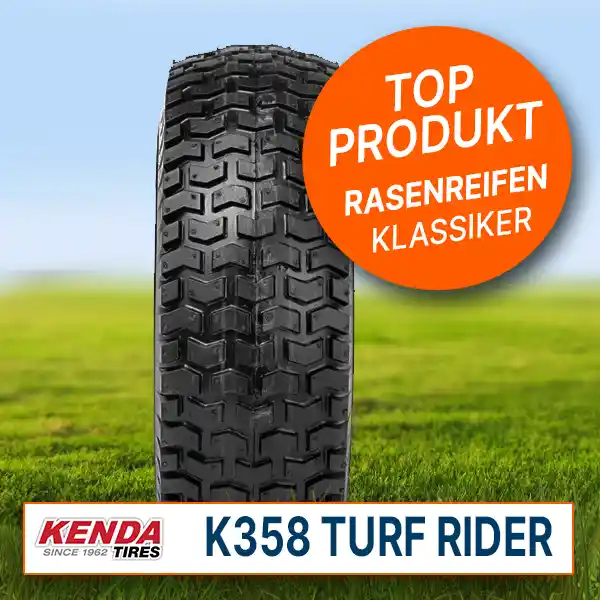 Empfehlung Rasenreifen: Kenda K358 Turf Rider