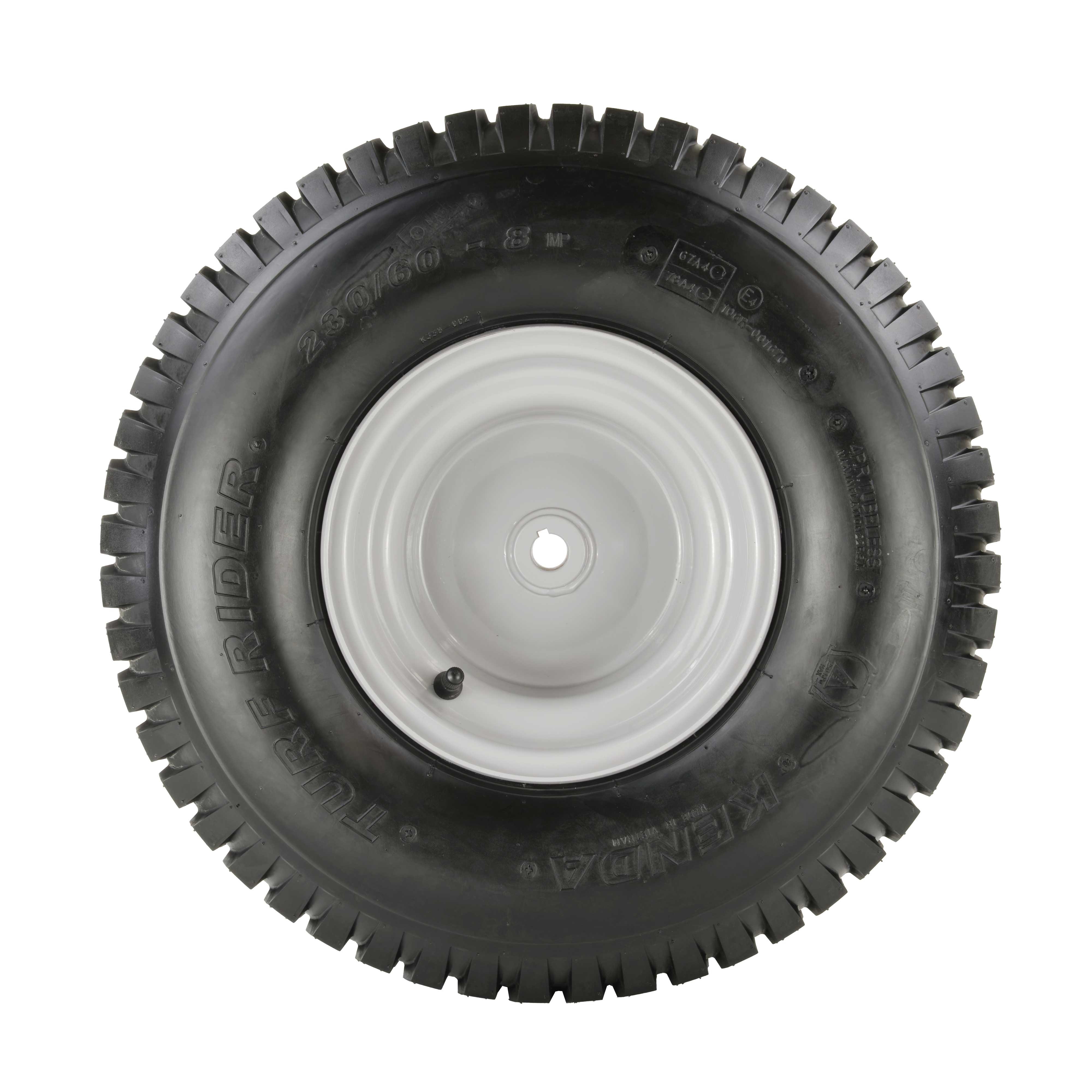 Rasentraktor Rad 230/60-8, 4PR,Kenda K358, Achs-Ø: 20mm, Keilnut: 6mm - Seitenansicht