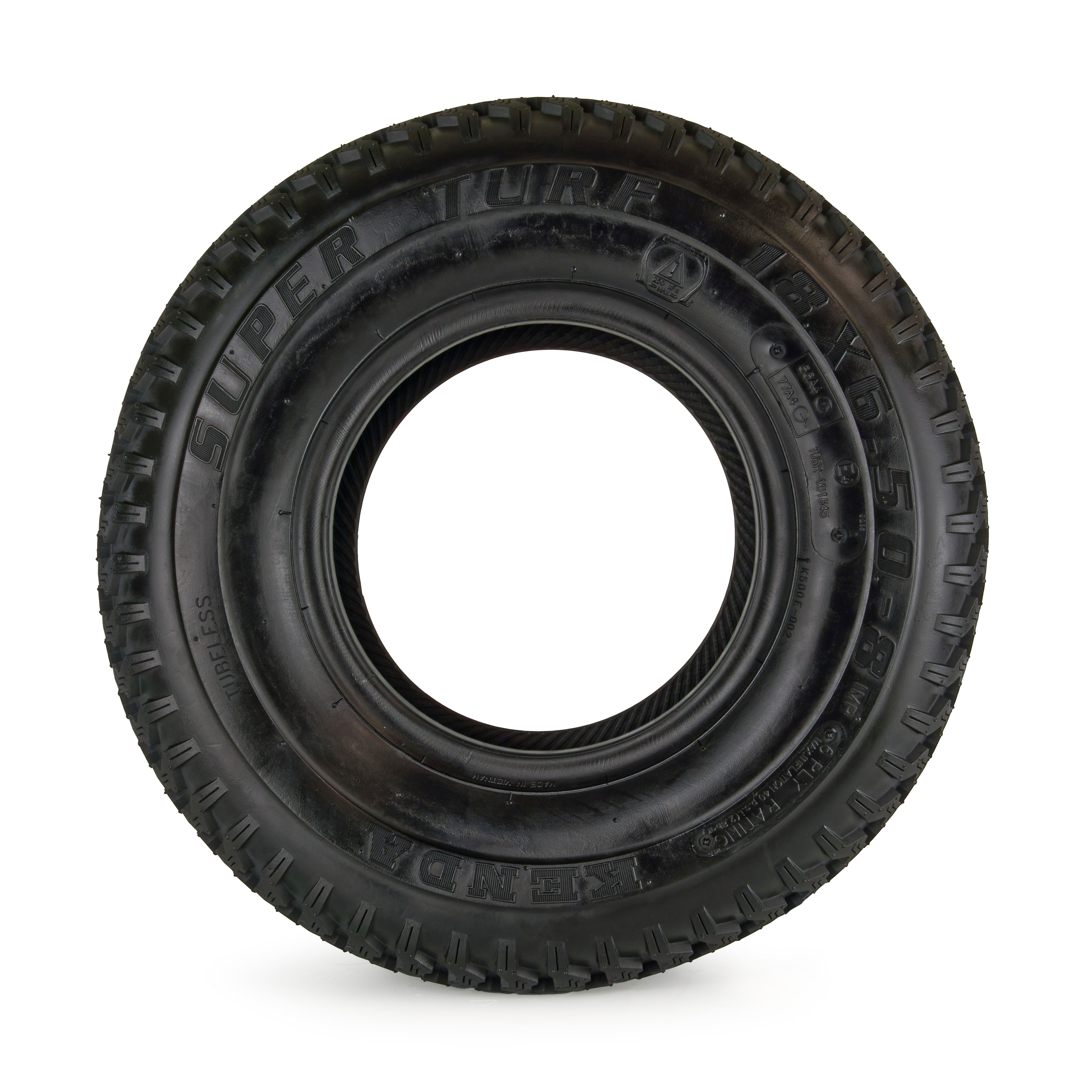 Reifen 18x6.50-8, 6PR, TL, Kenda K500 Super Turf - Seitenansicht
