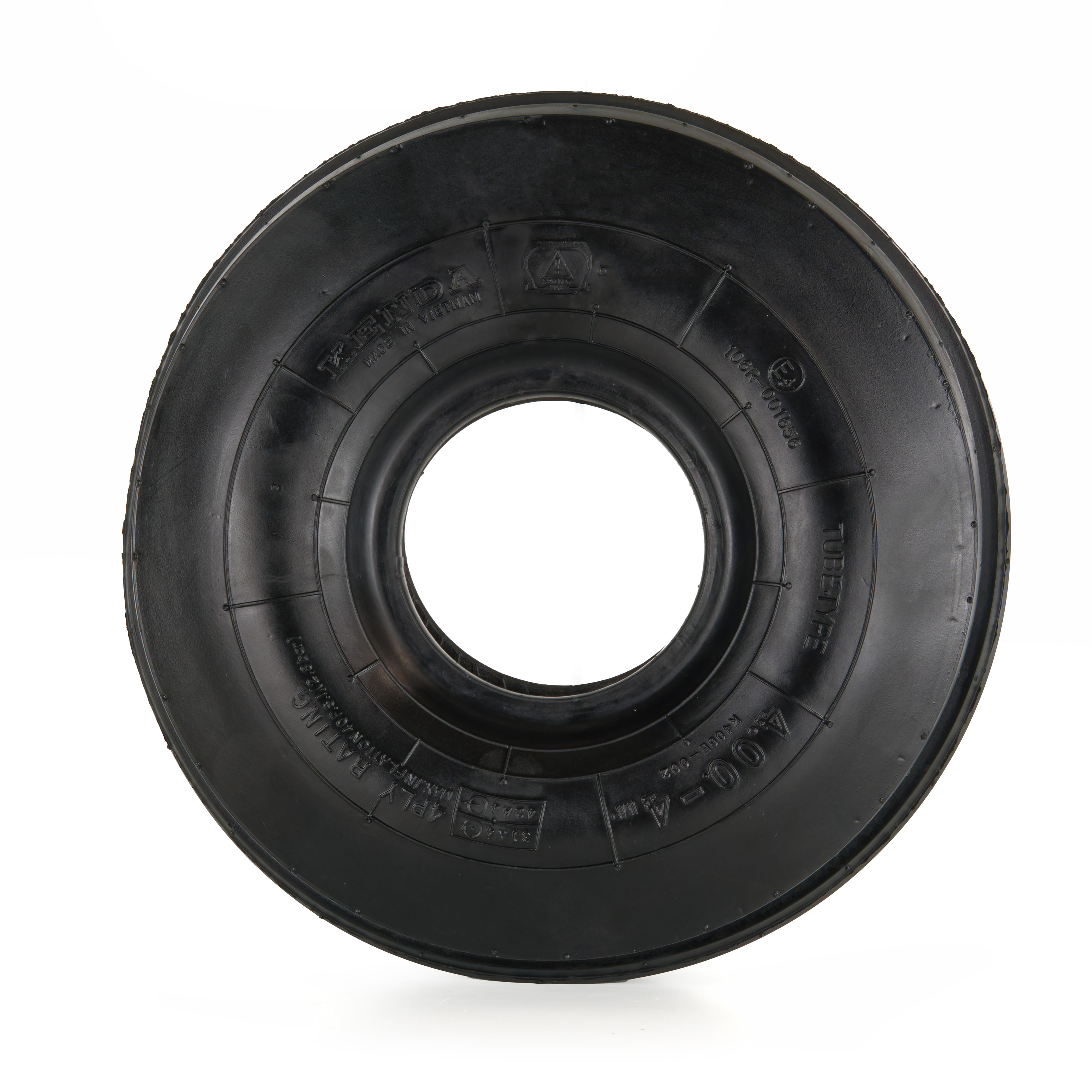 Kreisler-Reifen 4.00-4, 4PR, TT, Kenda K406, 3-Rib - Seitenansicht