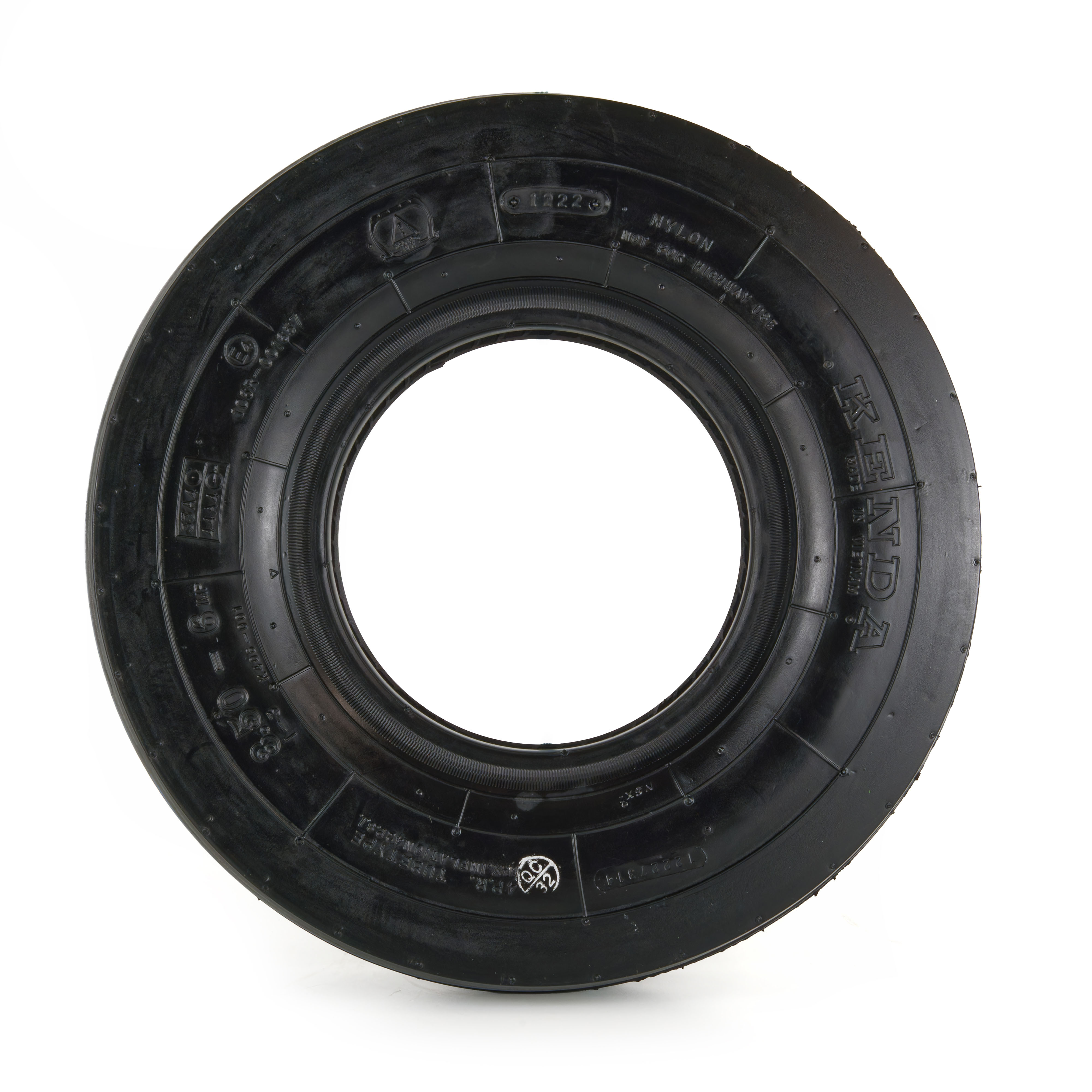 Heuma-Reifen 3.50-6, 4PR, TT, K406 - Seitenansicht