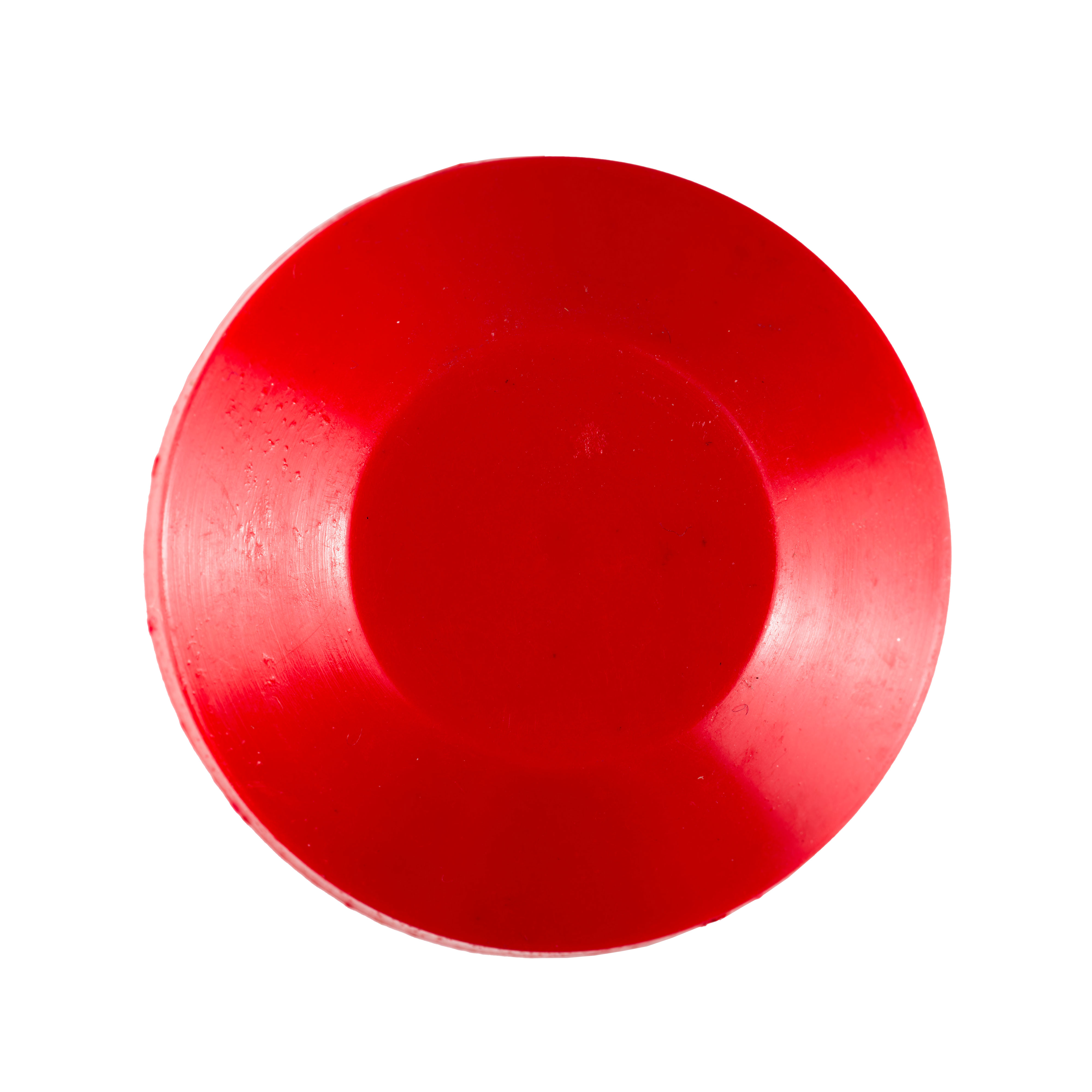Kunststoff-Starlock-Kappe, PP, rot, Achs-Ø:20 mm - Draufsicht